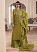 Sahane | Elyssa Festive Chiffon | CT-19001 Eve - ELYSSA XS Olive Green Chiffon