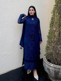 Salitex | Signature Festive Chiffon | SUNS7CH042UT XS Dark Blue Chiffon