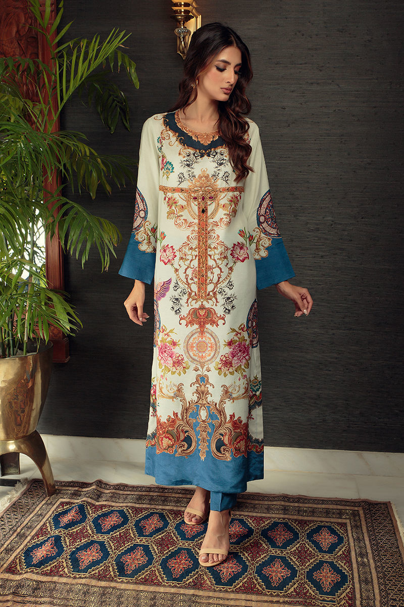 Shamaeel Ansari | Essentials 25 | ECK-12 - Pakistani Designer Dress - by Shamaeel Ansari - Type : Ladies Clothes - 100% Original at Saira Sultan