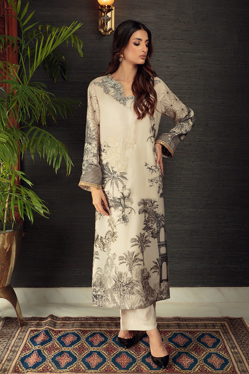 Shamaeel Ansari | Essentials 25 | ECK-11 - Pakistani Designer Dress - by Shamaeel Ansari - Type : Ladies Clothes - 100% Original at Saira Sultan