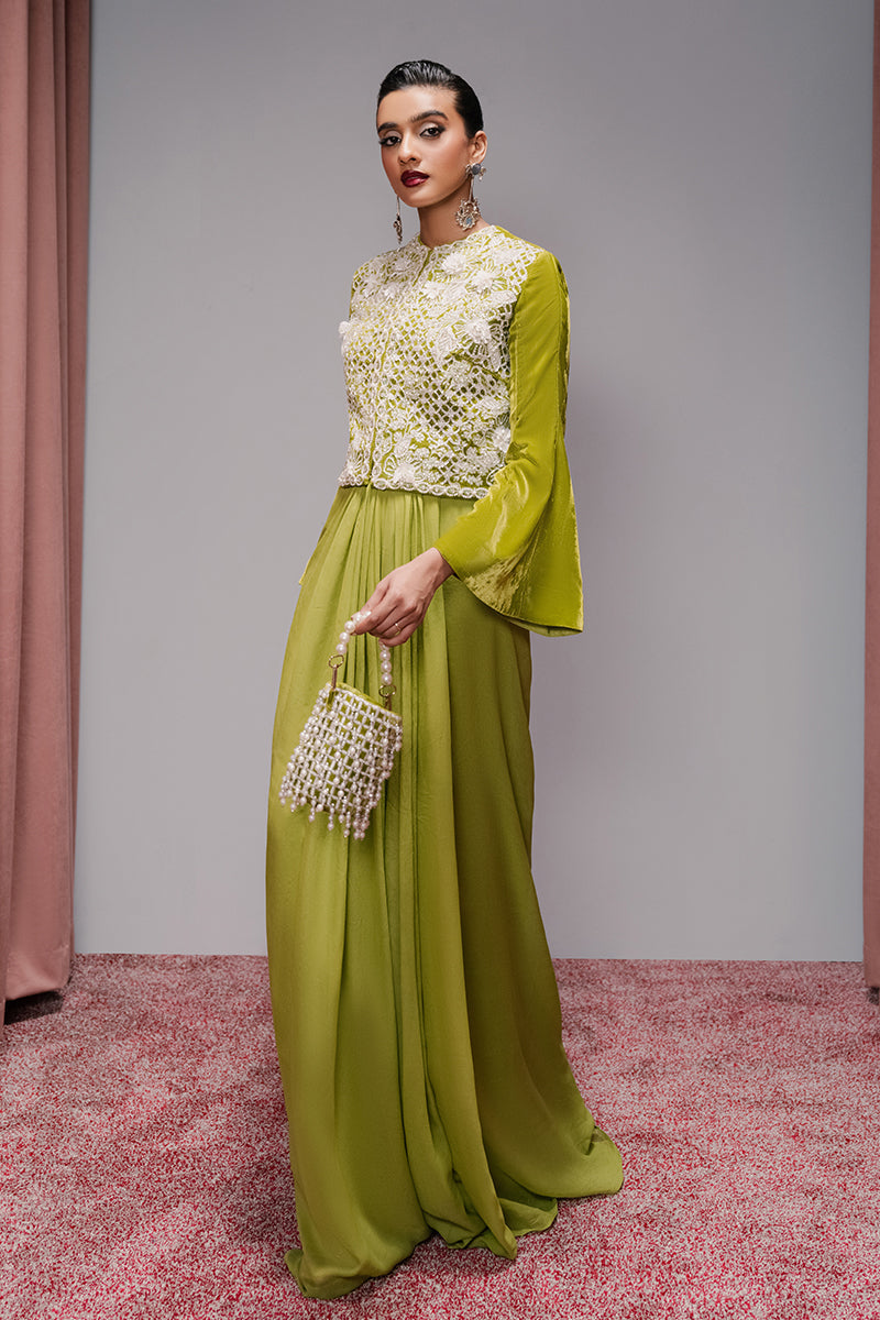 Haute Form | Rose Winter Plush | Breathing Neon XL Neon Green Velvet