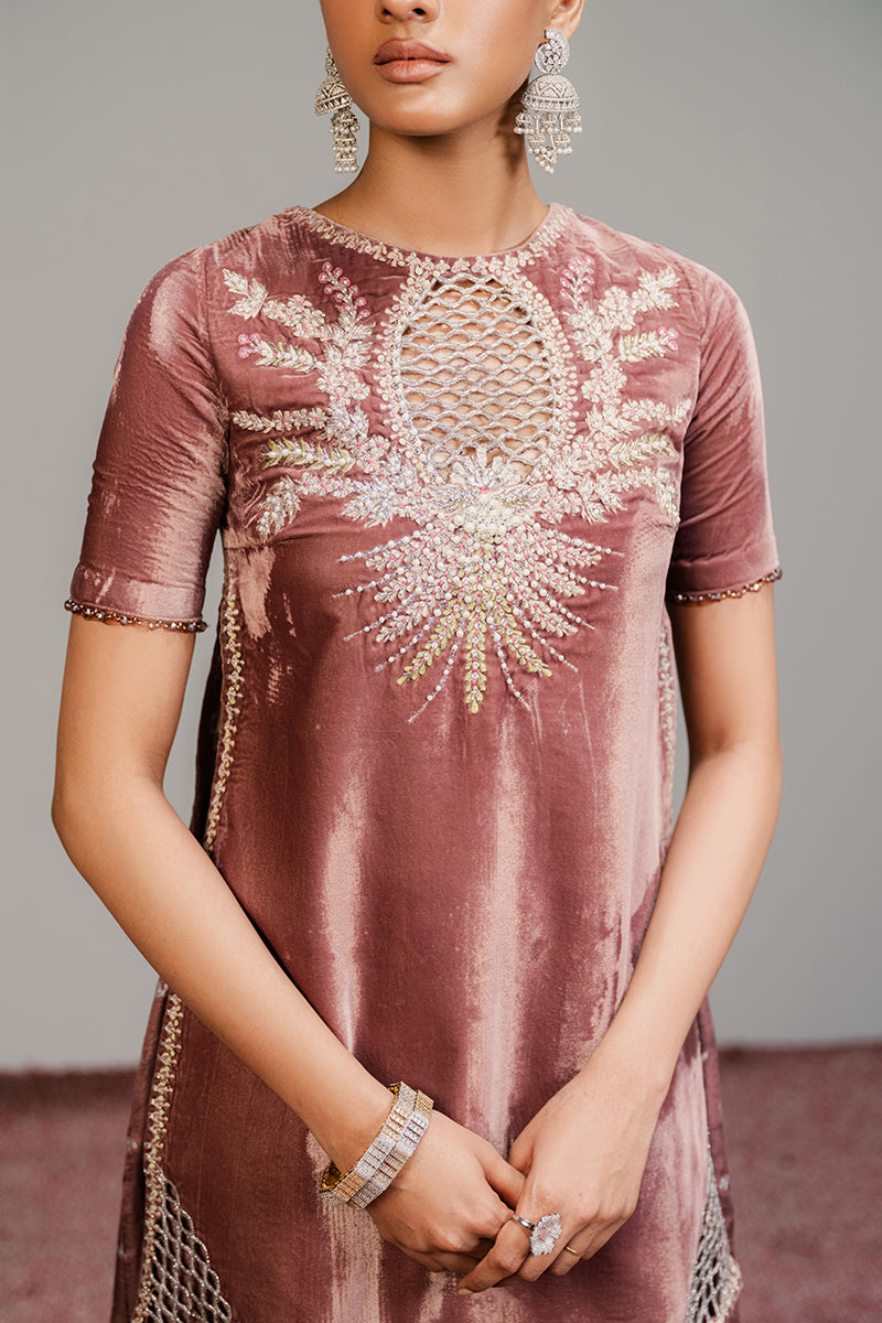 Haute Form | Rose Winter Plush | Seductress M Sangria Velvet