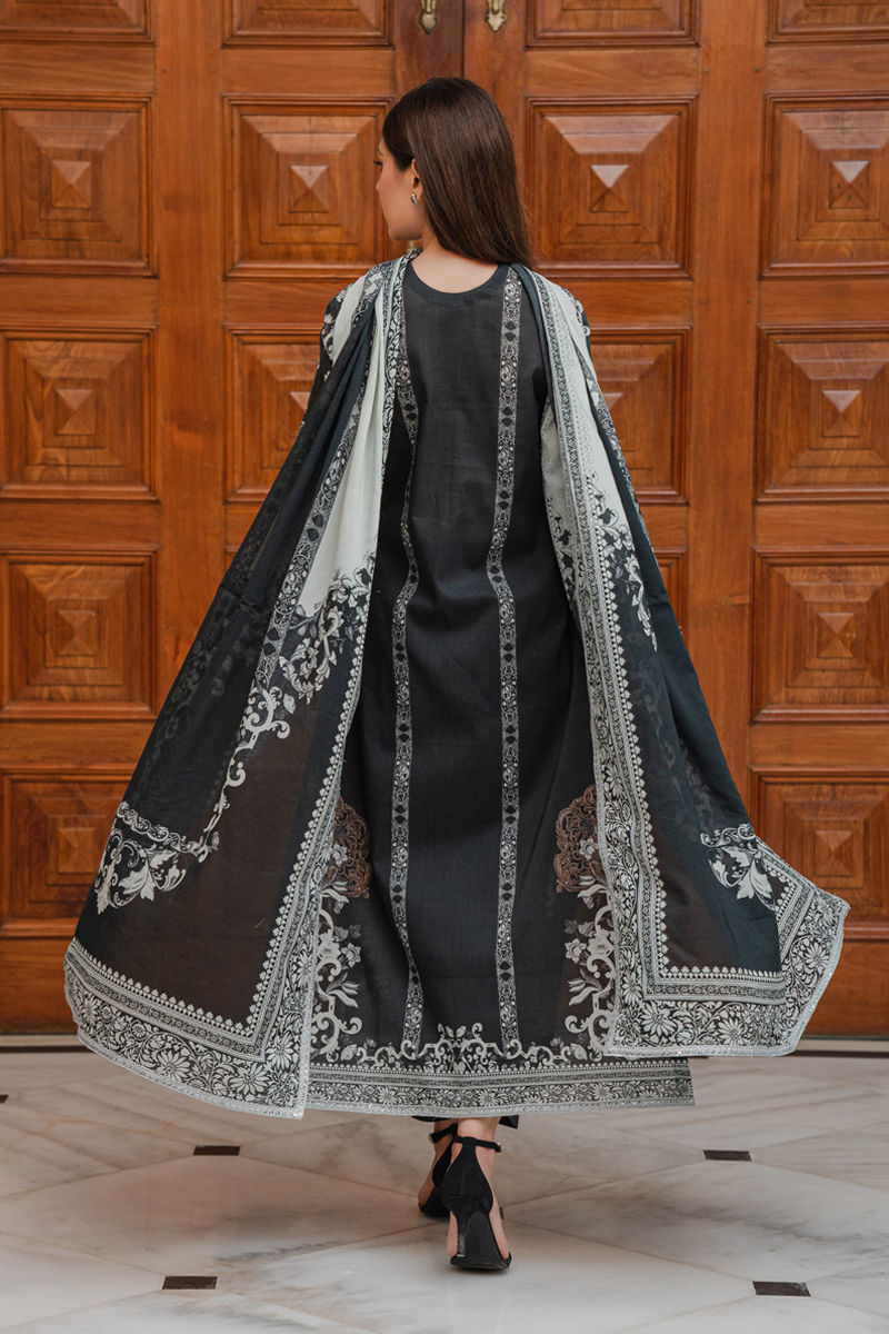 Shamaeel Ansari | Gulrang Lawn | LE-04 - Pakistani Designer Dress - by Shamaeel Ansari - Type : Ladies Clothes - 100% Original at Saira Sultan
