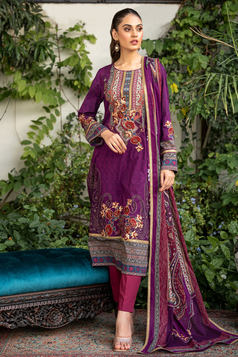 Shamaeel Ansari | Gulrang Lawn | LP-02 - Pakistani Designer Dress - by Shamaeel Ansari - Type : Ladies Clothes - 100% Original at Saira Sultan