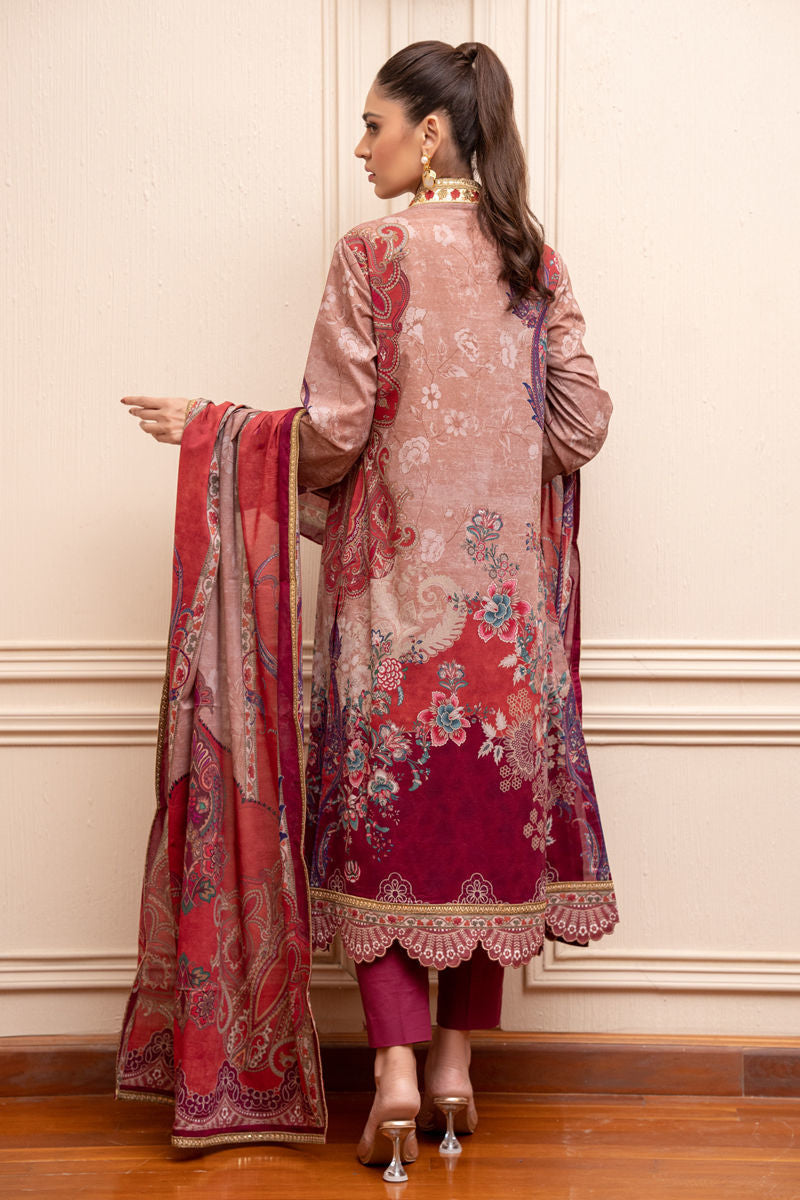 Shamaeel Ansari | Gulrang Lawn | LP-06 - Pakistani Designer Dress - by Shamaeel Ansari - Type : Ladies Clothes - 100% Original at Saira Sultan