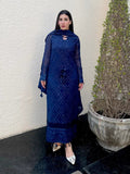 Salitex | Signature Festive Chiffon | SUNS7CH042UT S Dark Blue Chiffon