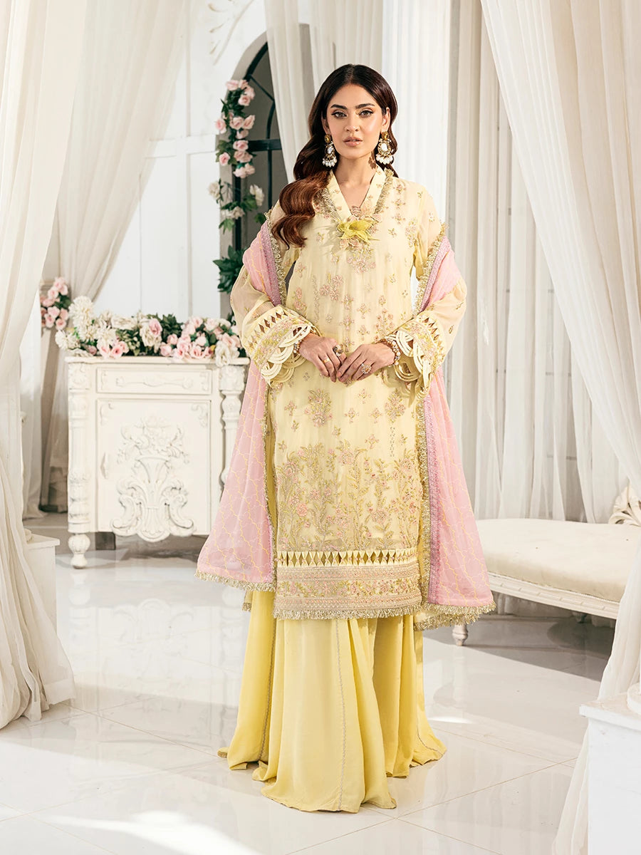 Salitex | Signature Festive Chiffon | SUNS7CH040UT XS Yellow Chiffon