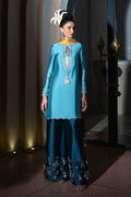 Haute Form | Diva Formals | Floral Applique - Pakistani Designer Dress - by Haute Form | Type: Ladies Clothes - 100% Original at Saira Sultan