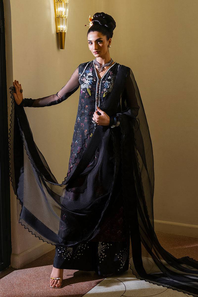 Haute Form | Diva Formals | Black Swan - Pakistani Designer Dress - by Haute Form | Type: Ladies Clothes - 100% Original at Saira Sultan