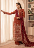 Sahane | Elyssa Festive Chiffon | CT-19007 Dune - ELYSSA L Rust Chiffon