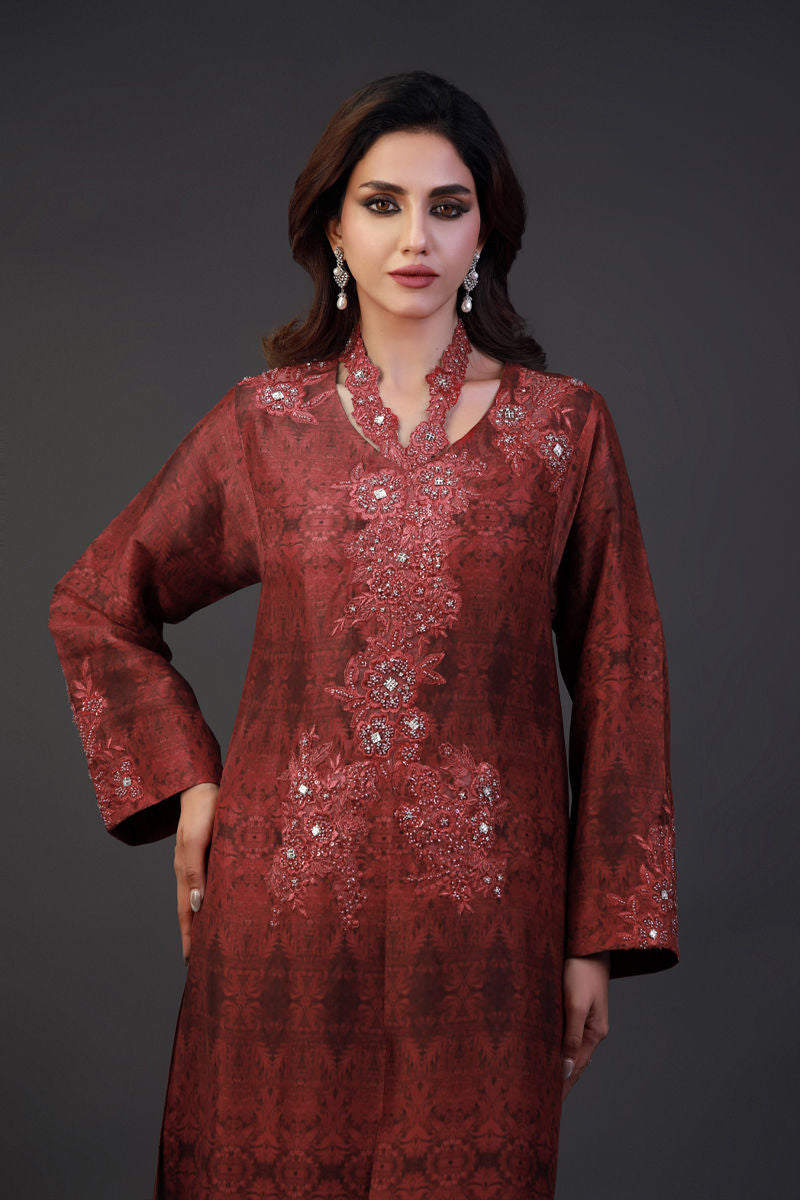 Shamaeel Ansari | Festive Edit | EE-04 - Pakistani Designer Dress - by Shamaeel Ansari - Type : Ladies Clothes - 100% Original at Saira Sultan