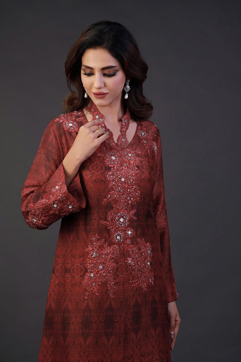 Shamaeel Ansari | Festive Edit | EE-04 - Pakistani Designer Dress - by Shamaeel Ansari - Type : Ladies Clothes - 100% Original at Saira Sultan