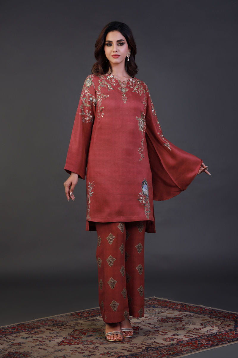 Shamaeel Ansari | Festive Edit | EE-05 - Pakistani Designer Dress - by Shamaeel Ansari - Type : Ladies Clothes - 100% Original at Saira Sultan