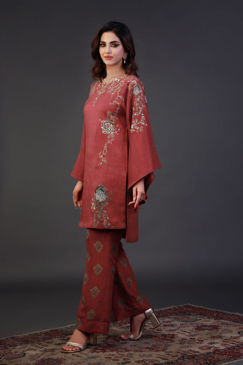 Shamaeel Ansari | Festive Edit | EE-05 - Pakistani Designer Dress - by Shamaeel Ansari - Type : Ladies Clothes - 100% Original at Saira Sultan