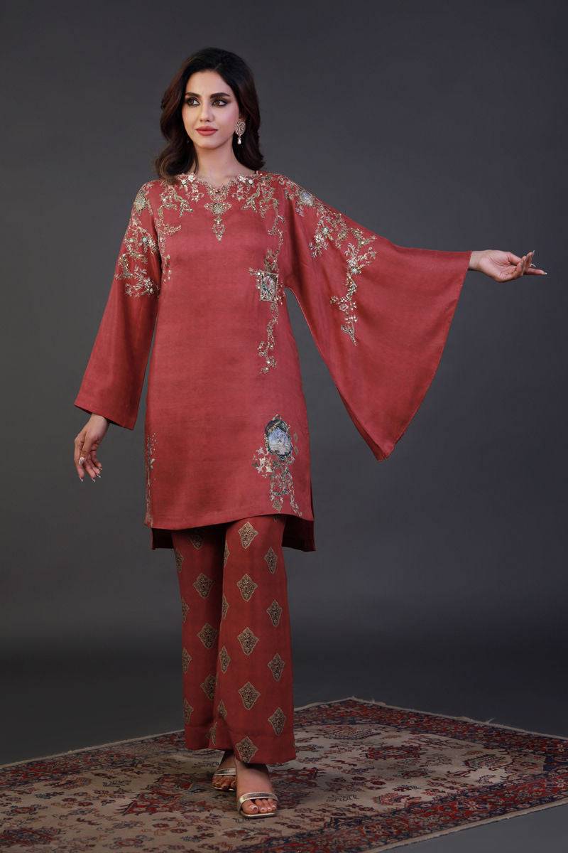 Shamaeel Ansari | Festive Edit | EE-05 - Pakistani Designer Dress - by Shamaeel Ansari - Type : Ladies Clothes - 100% Original at Saira Sultan