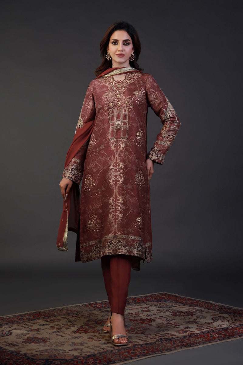 Shamaeel Ansari | Festive Edit | EE-07 - Pakistani Designer Dress - by Shamaeel Ansari - Type : Ladies Clothes - 100% Original at Saira Sultan