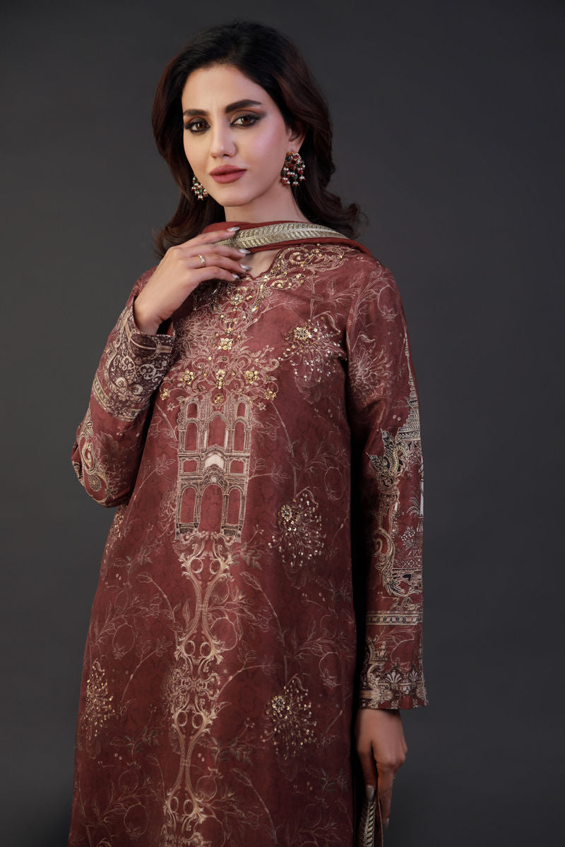 Shamaeel Ansari | Festive Edit | EE-07 - Pakistani Designer Dress - by Shamaeel Ansari - Type : Ladies Clothes - 100% Original at Saira Sultan