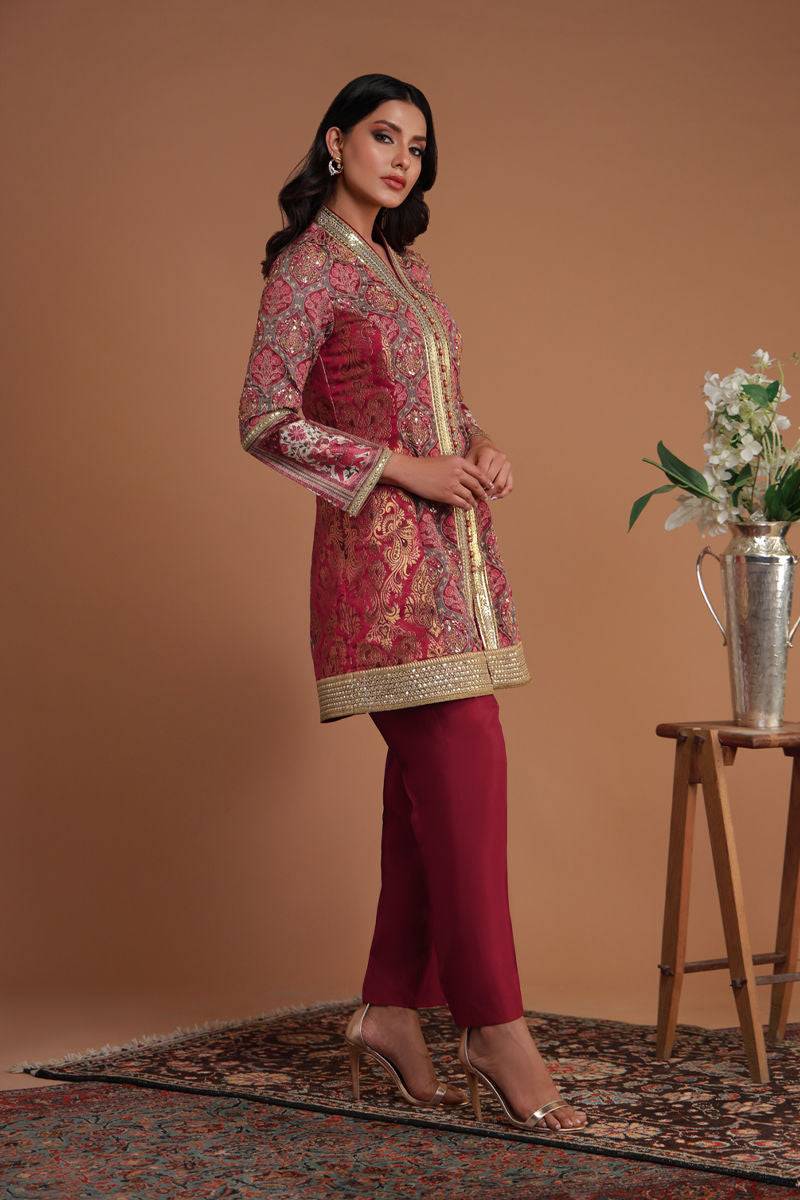 Shamaeel Ansari | Festive Edit | EE-09 - Pakistani Designer Dress - by Shamaeel Ansari - Type : Ladies Clothes - 100% Original at Saira Sultan