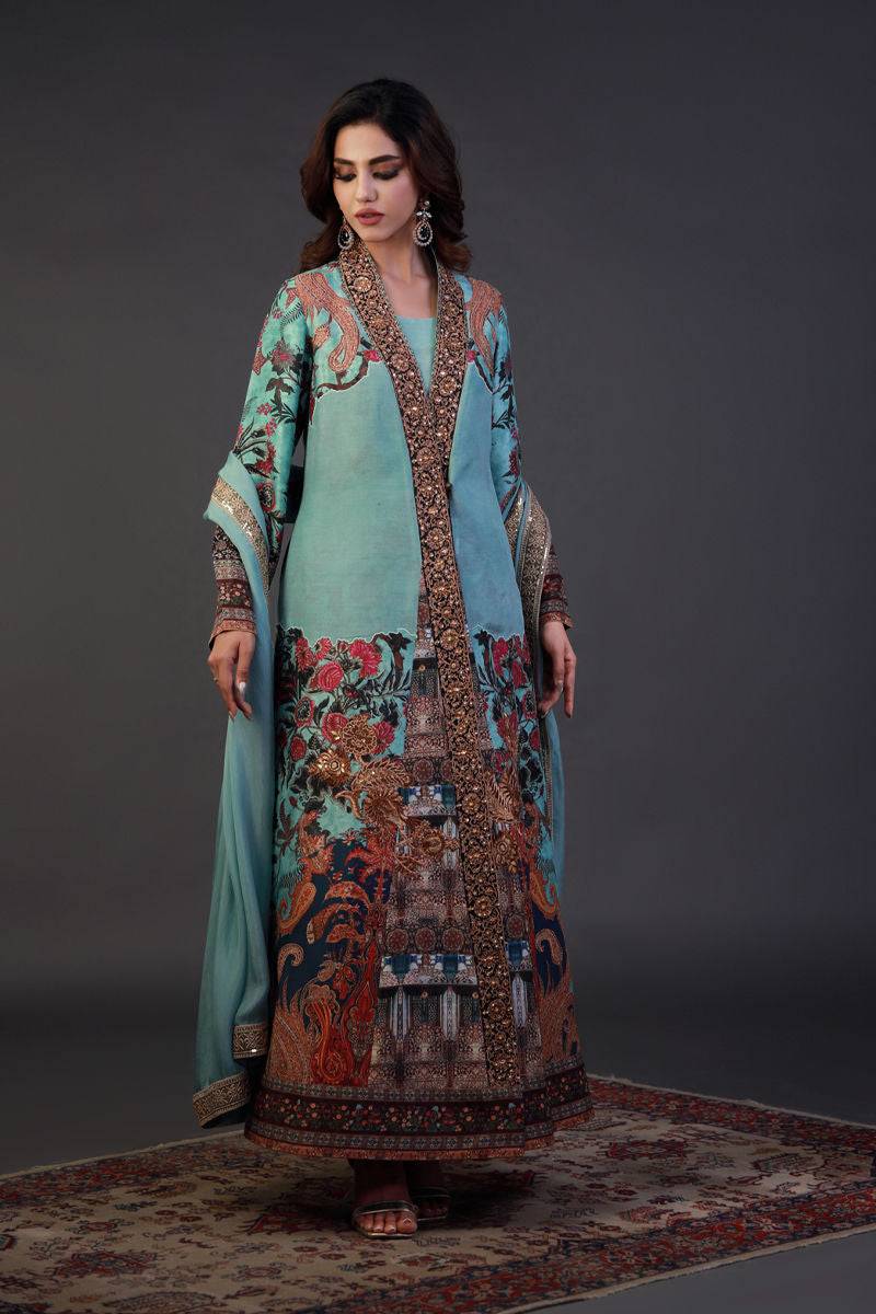 Shamaeel Ansari | Festive Edit |EE-10 - Pakistani Designer Dress - by Shamaeel Ansari - Type : Ladies Clothes - 100% Original at Saira Sultan