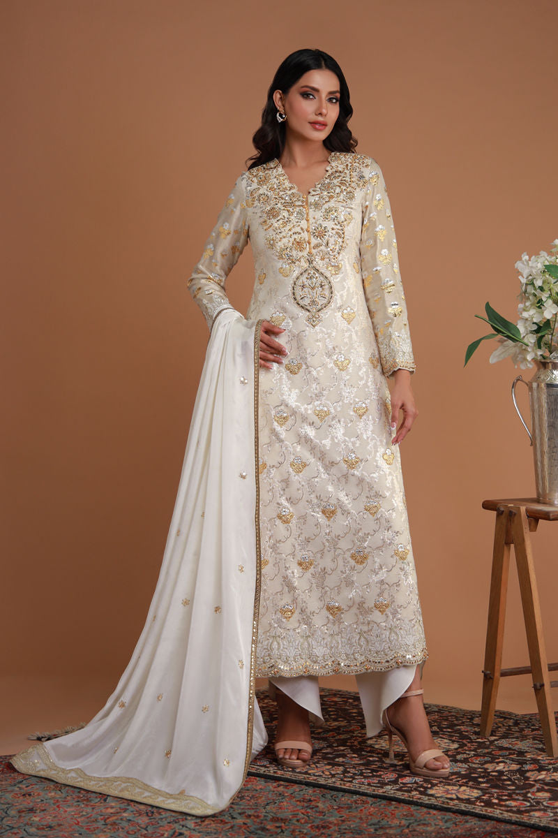Shamaeel Ansari | Festive Edit | EE-15 - Pakistani Designer Dress - by Shamaeel Ansari - Type : Ladies Clothes - 100% Original at Saira Sultan