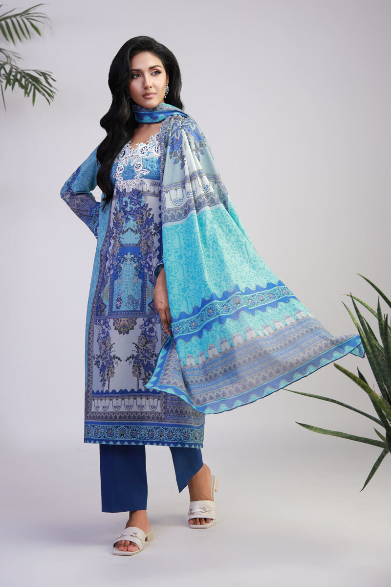 Shamaeel Ansari | Gulrang Lawn | Gulrang-01 - Pakistani Designer Dress - by Shamaeel Ansari - Type : Ladies Clothes - 100% Original at Saira Sultan