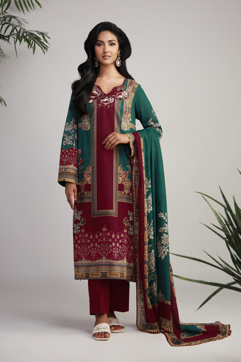 Shamaeel Ansari | Gulrang Lawn | Gulrang-02 - Pakistani Designer Dress - by Shamaeel Ansari - Type : Ladies Clothes - 100% Original at Saira Sultan