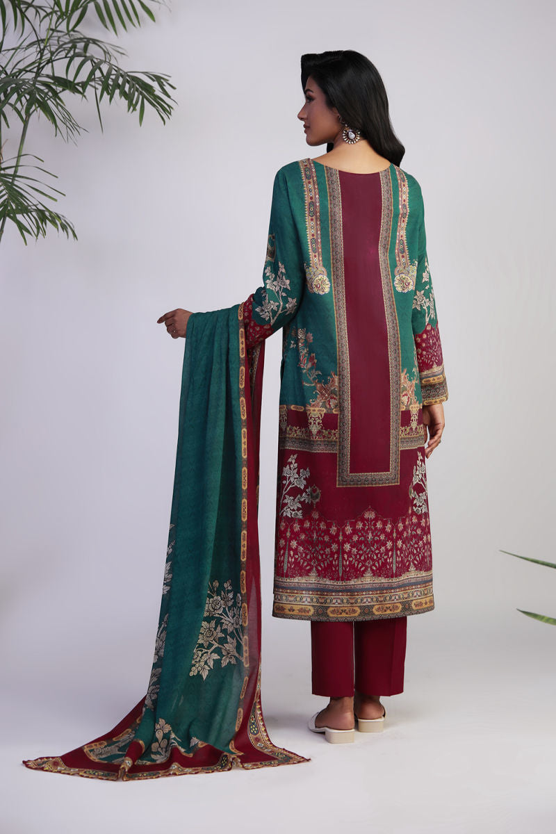 Shamaeel Ansari | Gulrang Lawn | Gulrang-02 - Pakistani Designer Dress - by Shamaeel Ansari - Type : Ladies Clothes - 100% Original at Saira Sultan