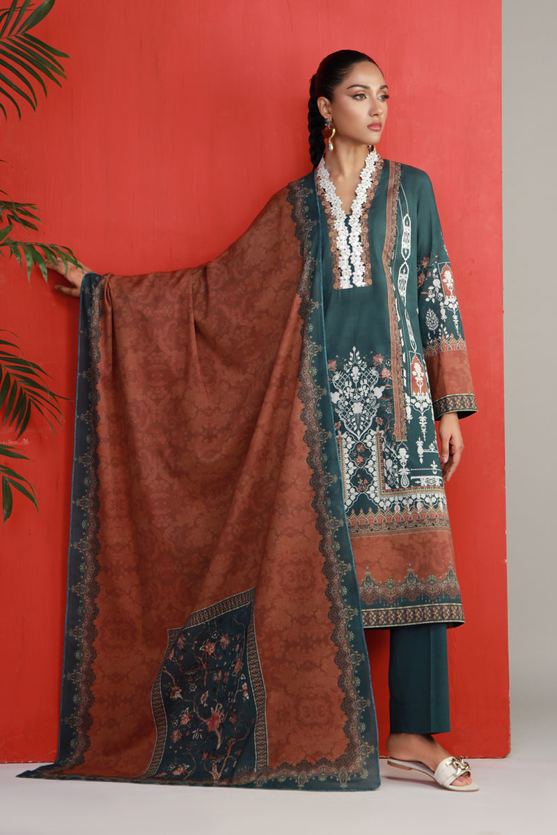 Shamaeel Ansari | Gulrang Lawn | Gulrang-06 - Pakistani Designer Dress - by SHA - Type :  - 100% Original at Saira Sultan