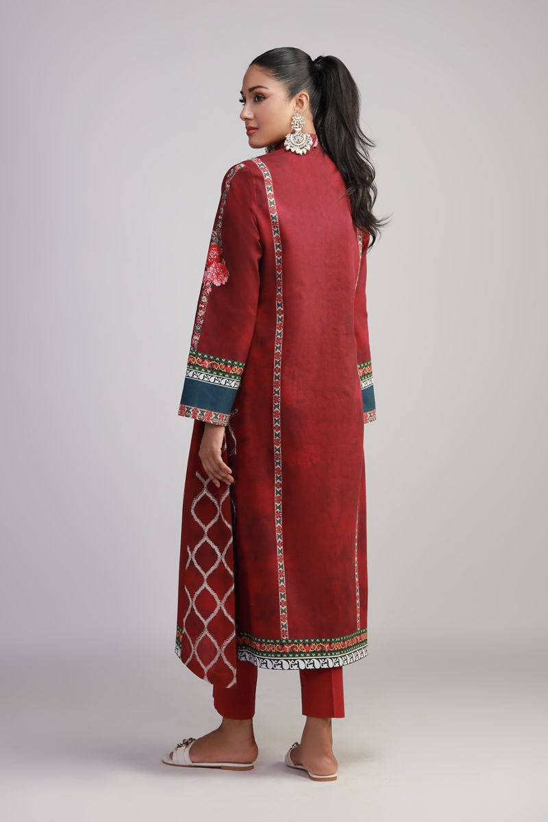 Shamaeel Ansari | Gulrang Lawn | Gulrang-07 - Pakistani Designer Dress - by Shamaeel Ansari - Type : Ladies Clothes - 100% Original at Saira Sultan