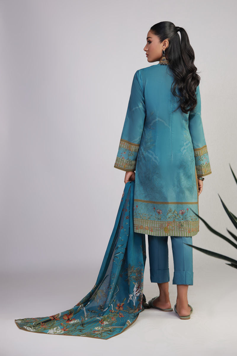 Shamaeel Ansari | Gulrang Lawn | Gulrang-11 - Pakistani Designer Dress - by Shamaeel Ansari - Type : Ladies Clothes - 100% Original at Saira Sultan