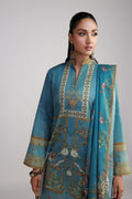 Shamaeel Ansari | Gulrang Lawn | Gulrang-11 - Pakistani Designer Dress - by Shamaeel Ansari - Type : Ladies Clothes - 100% Original at Saira Sultan