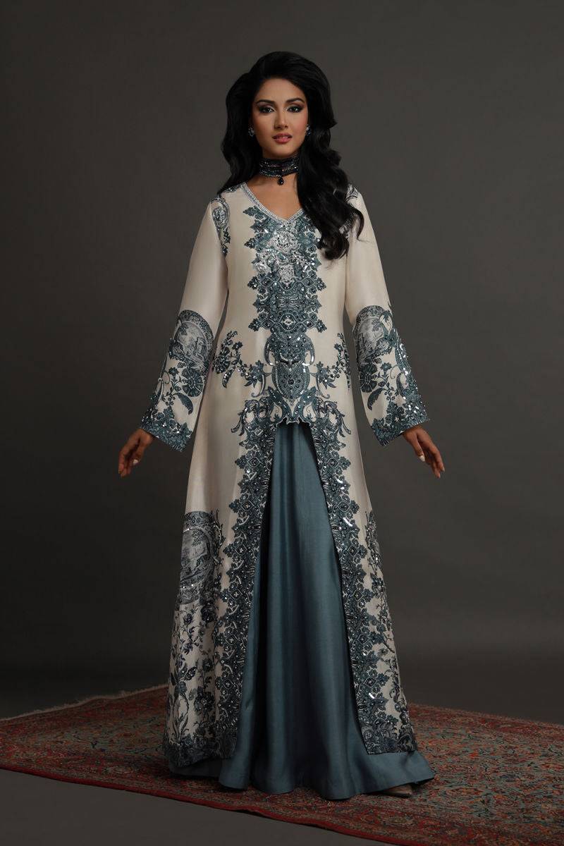 Shamaeel ansari | Flora Belle|FLORA-08 - Pakistani Designer Dress - by Shamaeel Ansari - Type : Ladies Clothes - 100% Original at Saira Sultan