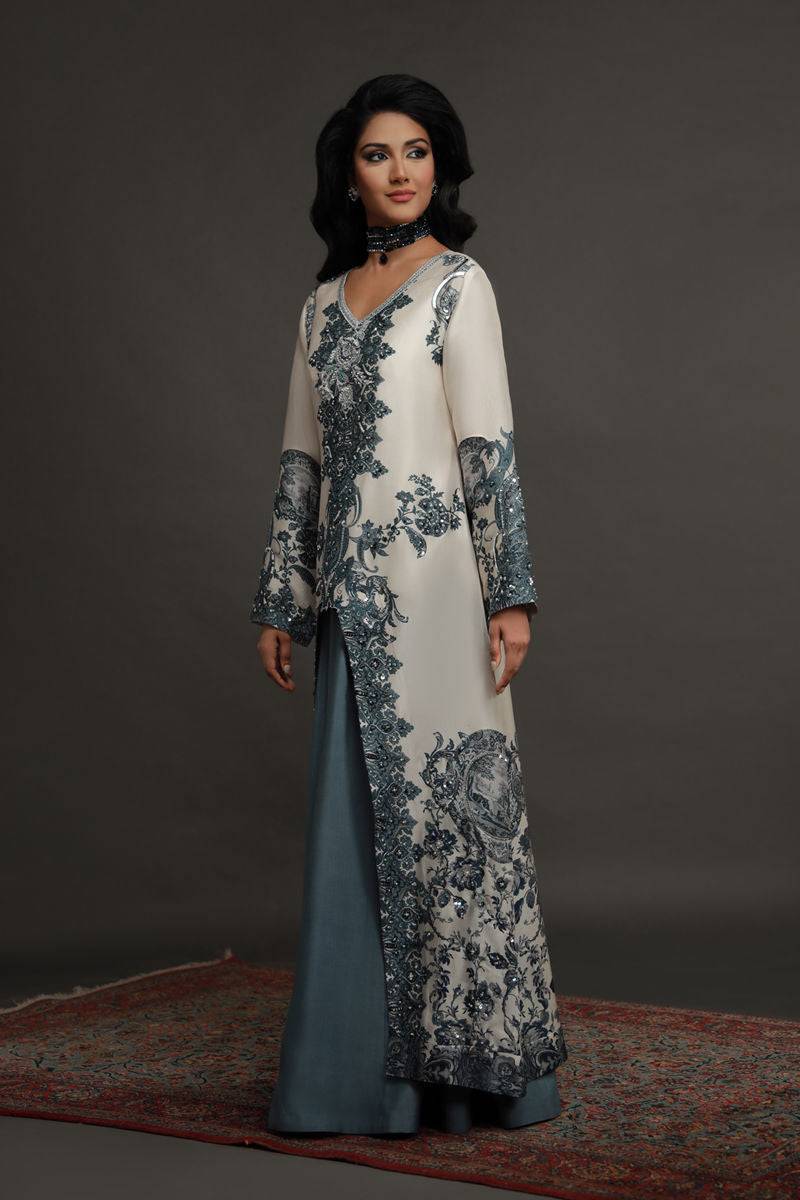 Shamaeel ansari | Flora Belle|FLORA-08 - Pakistani Designer Dress - by Shamaeel Ansari - Type : Ladies Clothes - 100% Original at Saira Sultan