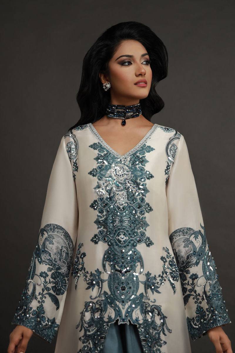 Shamaeel ansari | Flora Belle|FLORA-08 - Pakistani Designer Dress - by Shamaeel Ansari - Type : Ladies Clothes - 100% Original at Saira Sultan