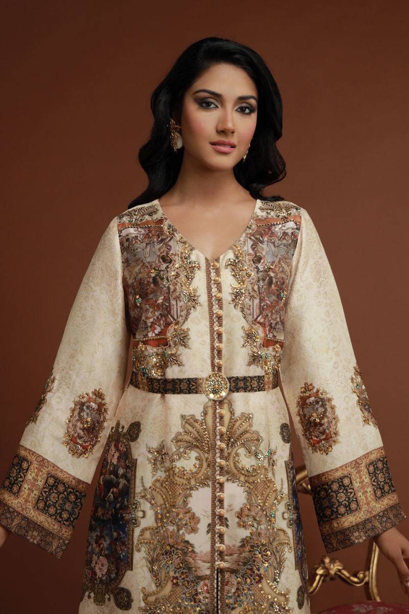Shamaeel ansari | Flora Belle|FLORA-07 - Pakistani Designer Dress - by Shamaeel Ansari - Type : Ladies Clothes - 100% Original at Saira Sultan