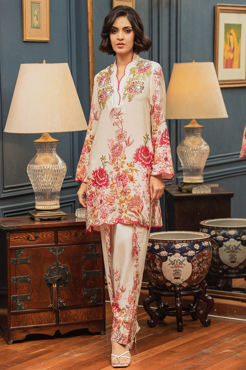 Shamaeel Ansari | Essentials 25 | ECK-33 - Pakistani Designer Dress - by Shamaeel Ansari - Type : Ladies Clothes - 100% Original at Saira Sultan