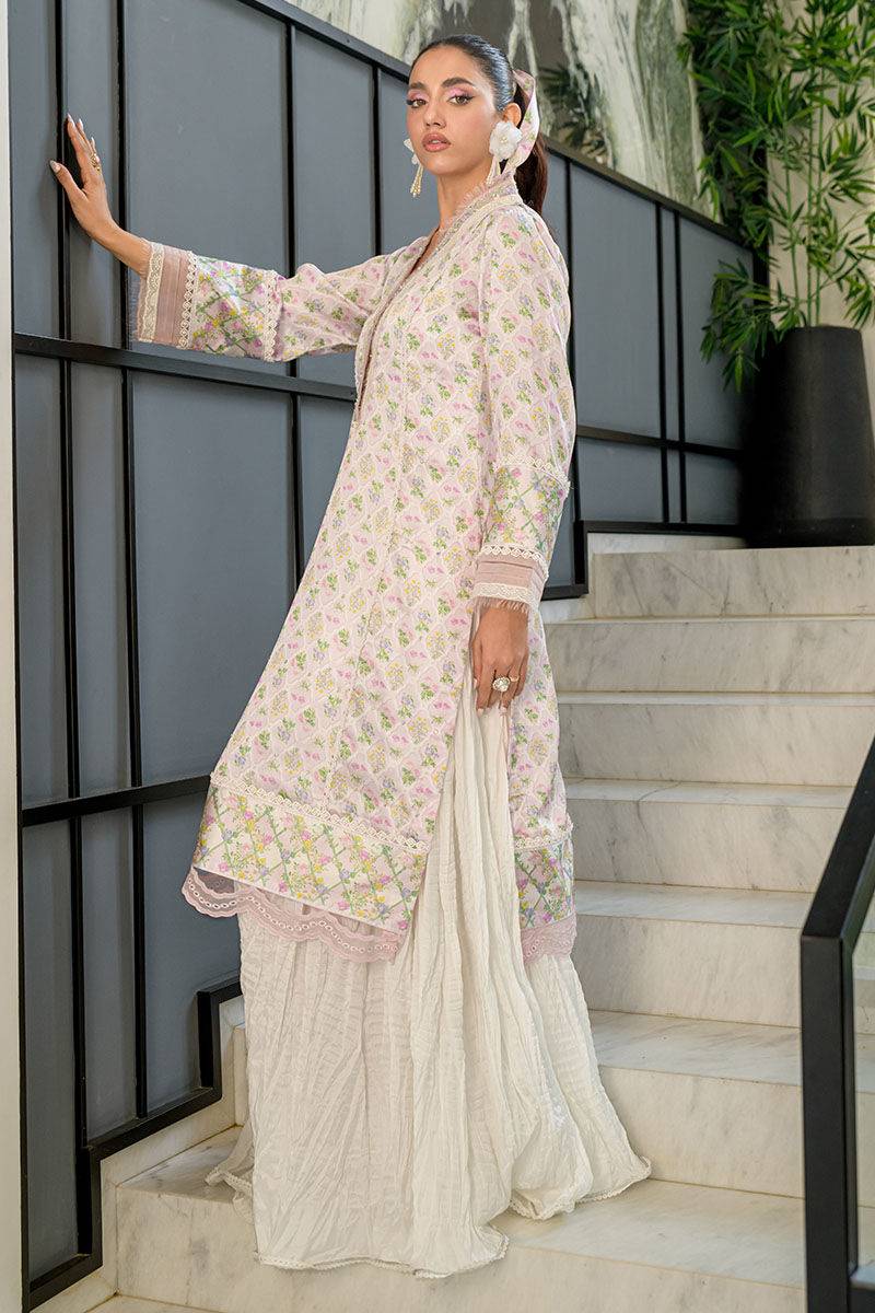 Fatima Khan | Eid Digital Silk Prints | Abloom - Pakistani Designer Dress - by Fatima Khan | Type: Ladies Clothes - 100% Original at Saira Sultan