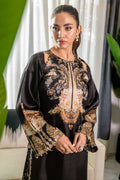 Fatima Khan | Eid Digital Silk Prints |   Black Opal - Pakistani Designer Dress - by Fatima Khan | Type: Ladies Clothes - 100% Original at Saira Sultan