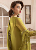 Sahane | Elyssa Festive Chiffon | CT-19001 Eve - ELYSSA S Olive Green Chiffon