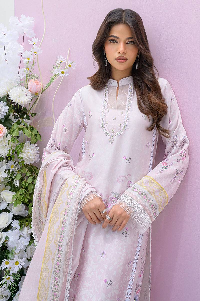 Fatima Khan | Eid Digital Silk Prints | Pastella - Pakistani Designer Dress - by Fatima Khan | Type: Ladies Clothes - 100% Original at Saira Sultan