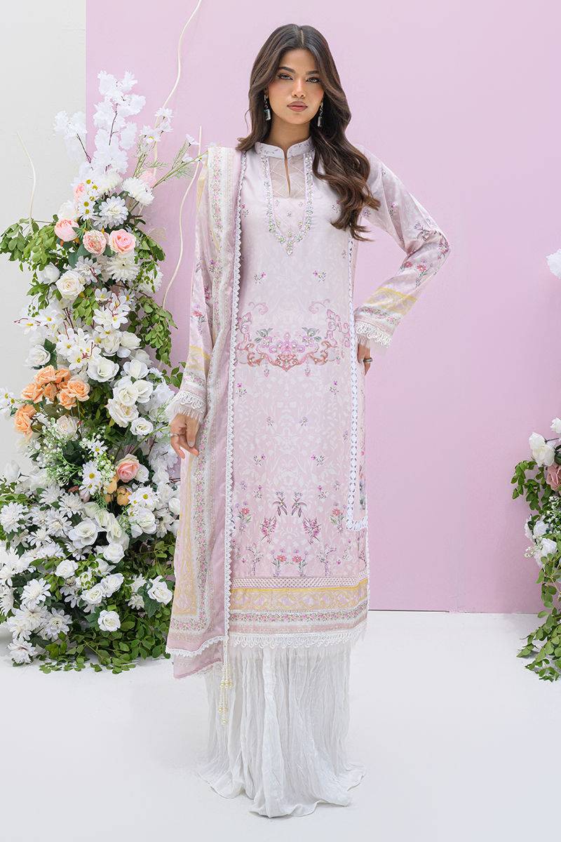 Fatima Khan | Eid Digital Silk Prints | Pastella - Pakistani Designer Dress - by Fatima Khan | Type: Ladies Clothes - 100% Original at Saira Sultan