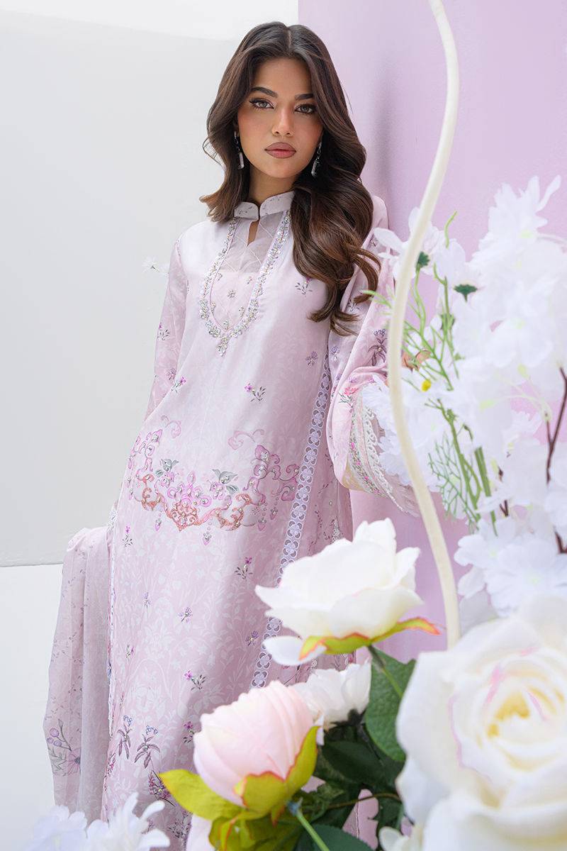 Fatima Khan | Eid Digital Silk Prints | Pastella - Pakistani Designer Dress - by Fatima Khan | Type: Ladies Clothes - 100% Original at Saira Sultan