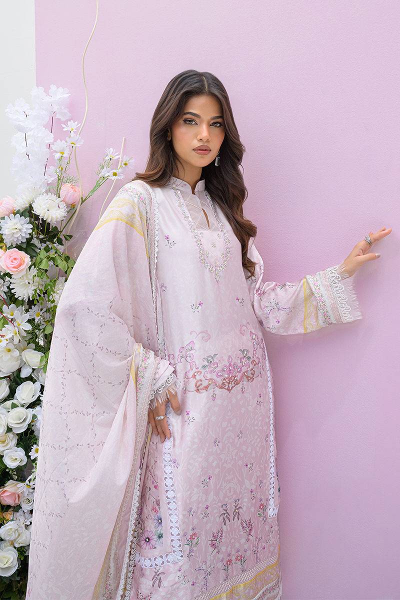Fatima Khan | Eid Digital Silk Prints | Pastella - Pakistani Designer Dress - by Fatima Khan | Type: Ladies Clothes - 100% Original at Saira Sultan