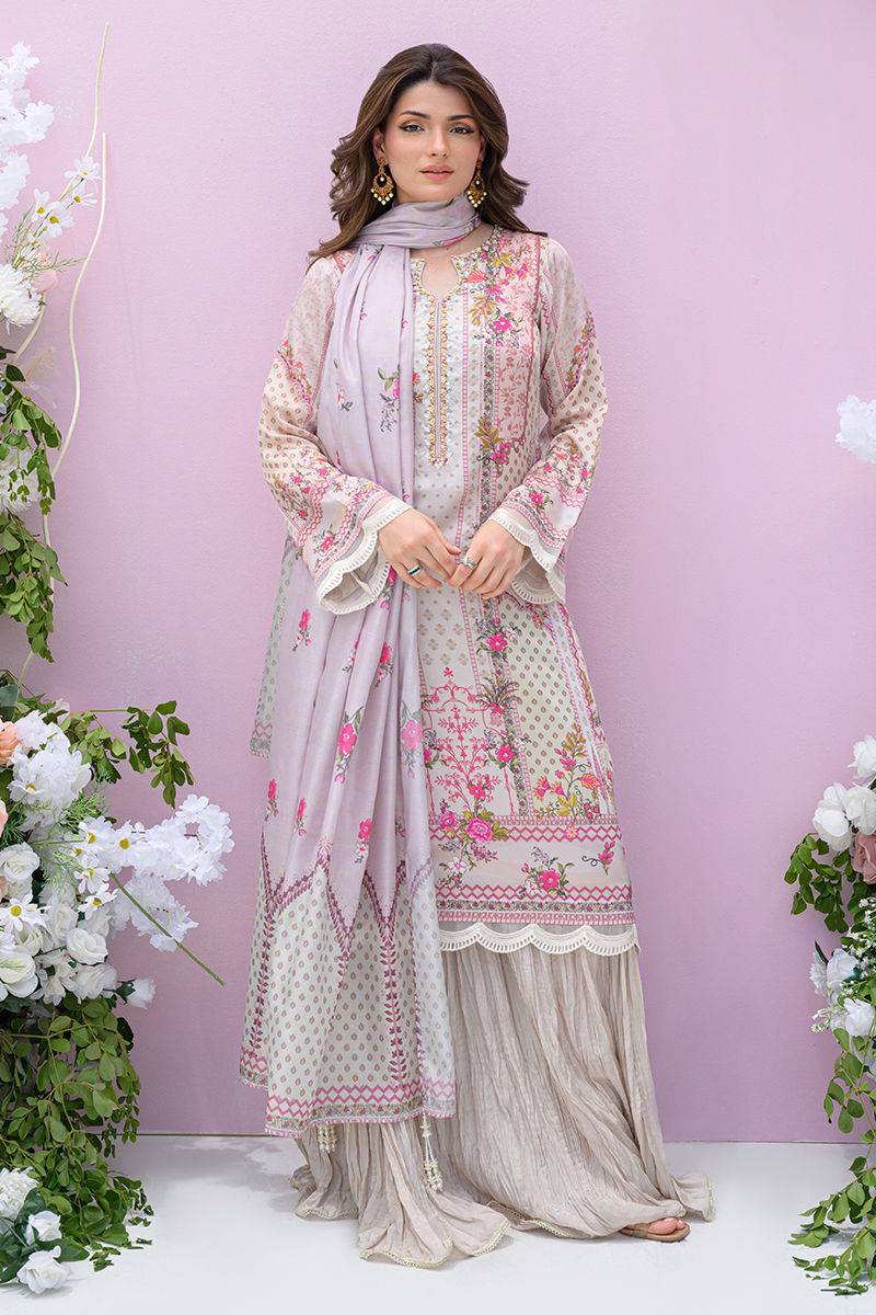Fatima Khan | Eid Digital Silk Prints |   Floralia - Pakistani Designer Dress - by Fatima Khan | Type: Ladies Clothes - 100% Original at Saira Sultan