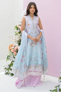 Fatima Khan | Eid Digital Silk Prints | Skye - Pakistani Designer Dress - by Fatima Khan | Type: Ladies Clothes - 100% Original at Saira Sultan