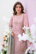Fatima Khan | Eid Digital Silk Prints | Petaluxe L Light Pink Silk