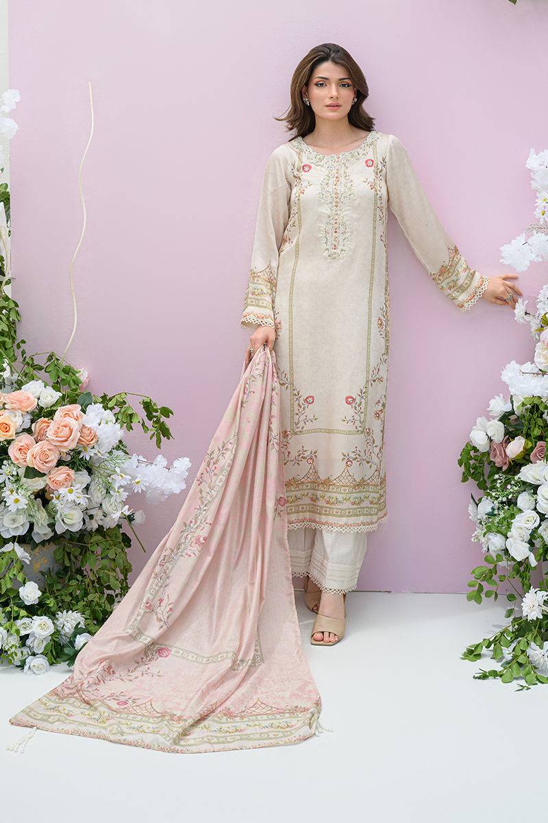 Fatima Khan | Eid Digital Silk Prints | Elysium - Pakistani Designer Dress - by Fatima Khan | Type: Ladies Clothes - 100% Original at Saira Sultan