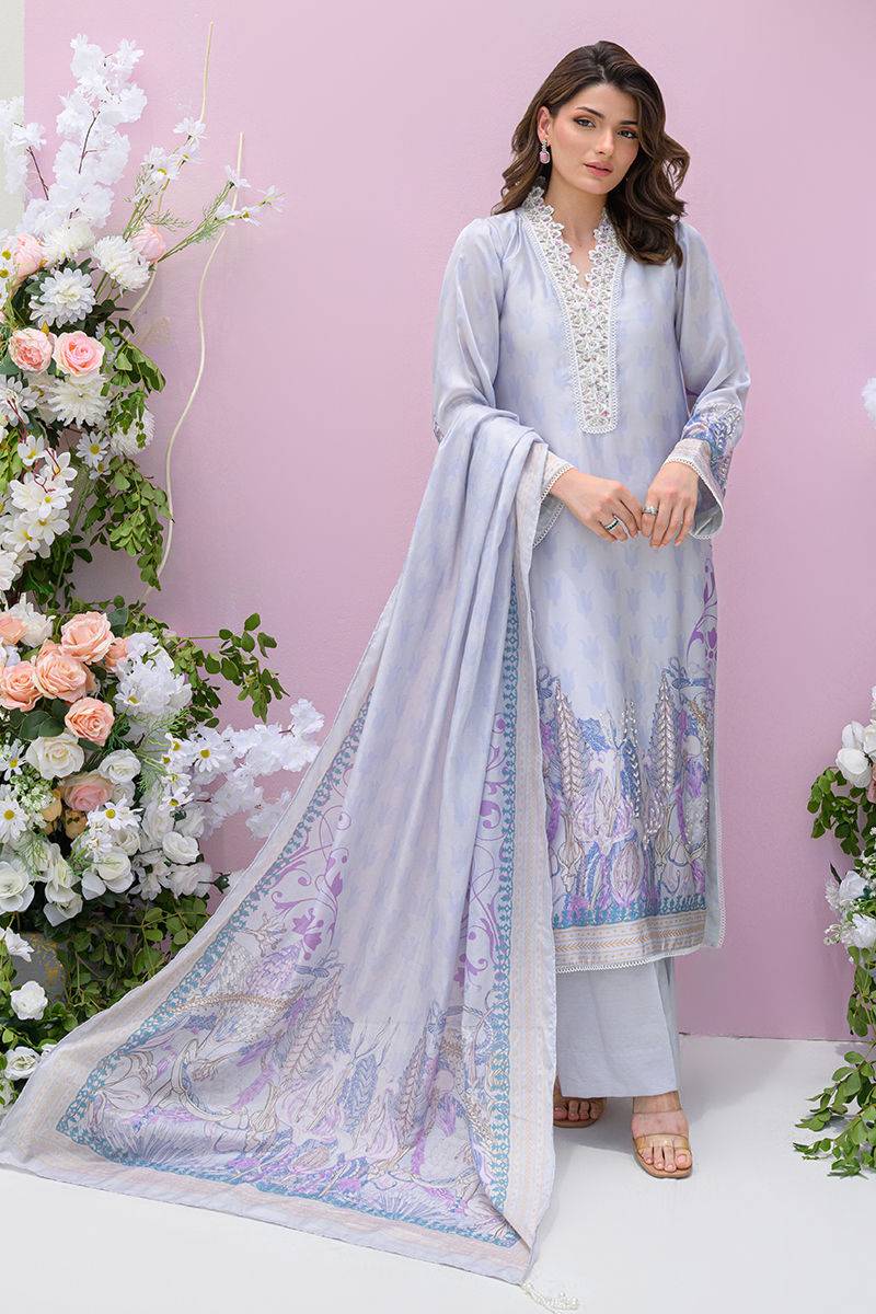 Fatima Khan | Eid Digital Silk Prints |  Dawn - Pakistani Designer Dress - by Fatima Khan | Type: Ladies Clothes - 100% Original at Saira Sultan