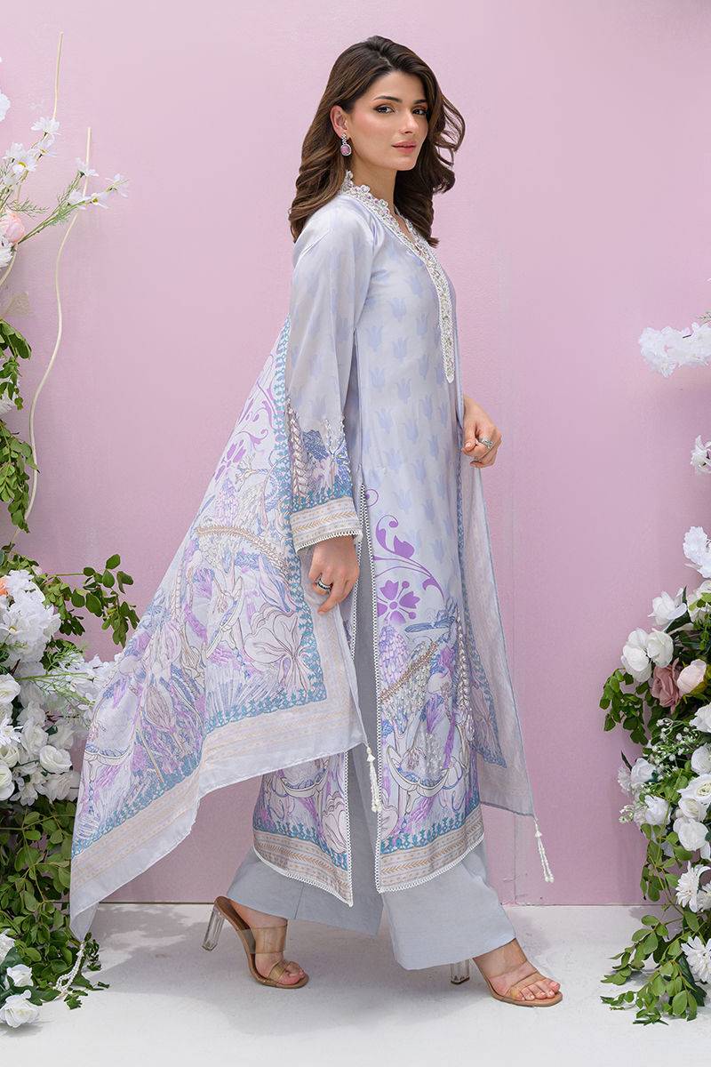 Fatima Khan | Eid Digital Silk Prints |  Dawn - Pakistani Designer Dress - by Fatima Khan | Type: Ladies Clothes - 100% Original at Saira Sultan