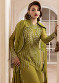Sahane | Elyssa Festive Chiffon | CT-19001 Eve - ELYSSA L Olive Green Chiffon